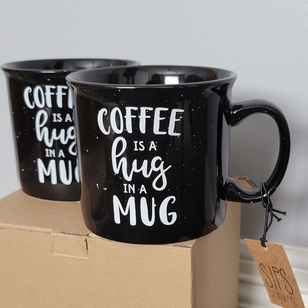 NWT! Set of 2! Coffee is a Hug in a Mug